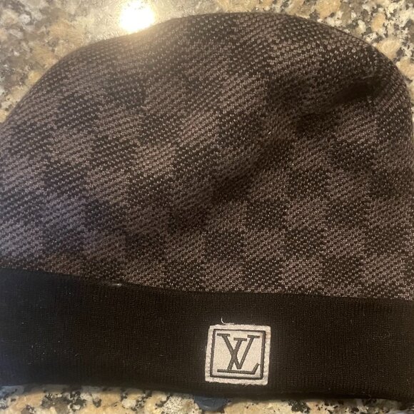 Louis Vuitton Beanie, Black and Grey - Picture 1 of 4